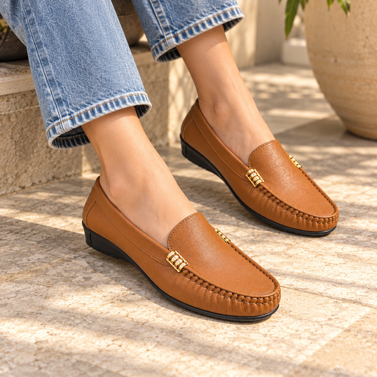 Mikela Classic Leather Loafers