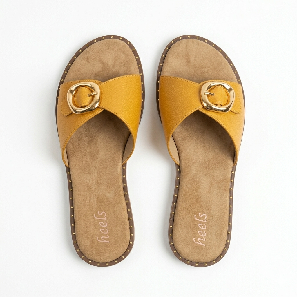 Sarah Comfort Buckled Summer Sliders