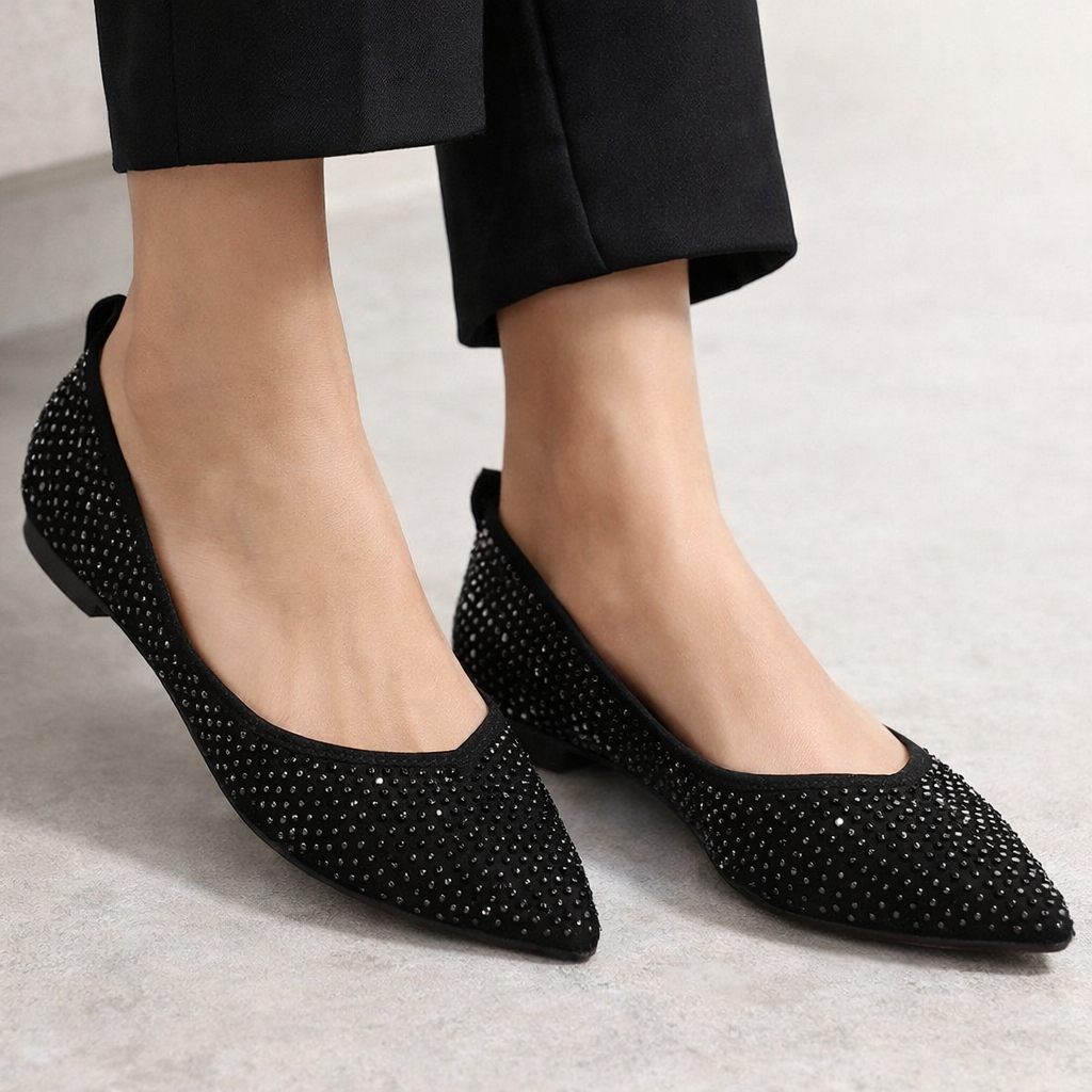 Tamara Bling Flat Ballerinas - The Heels India