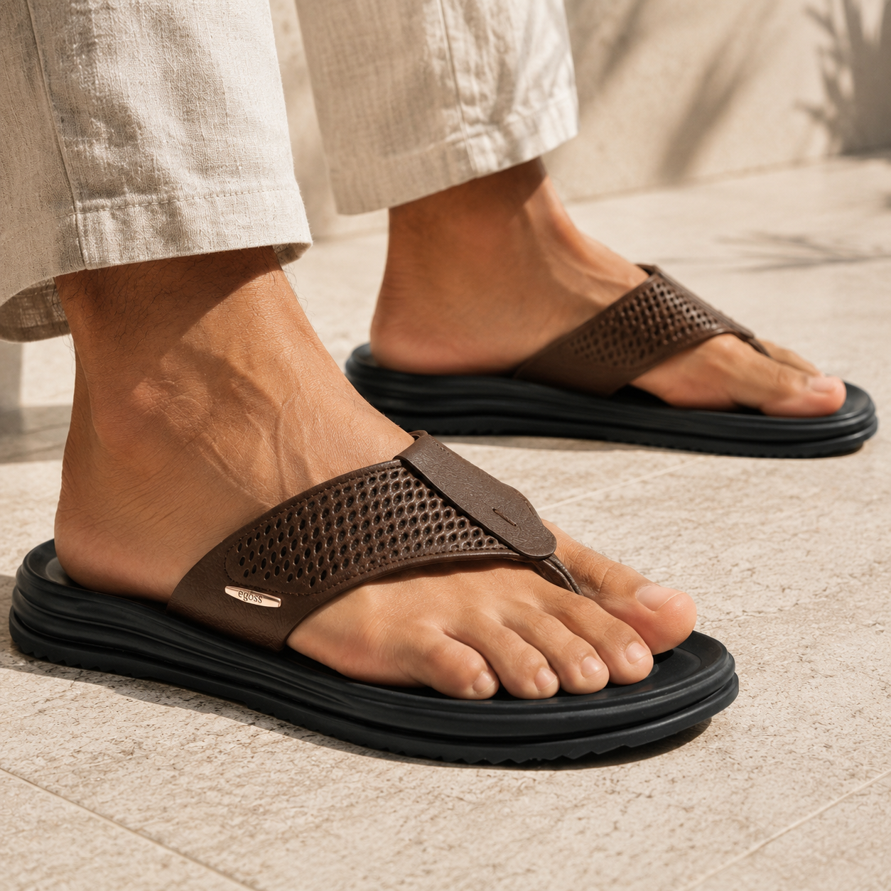 Peekán Comfort Leather Slippers - The Heels India