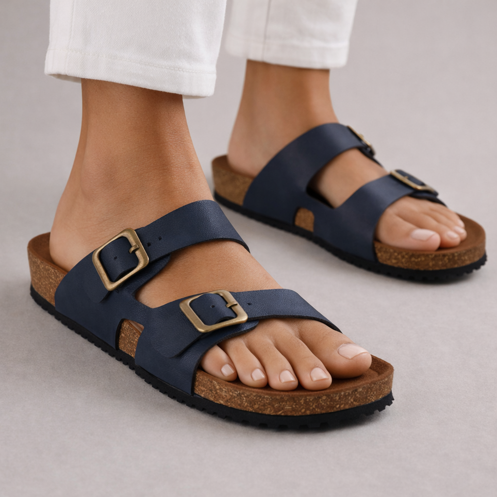 Marta Original Cork Footbed Slippers - The Heels India