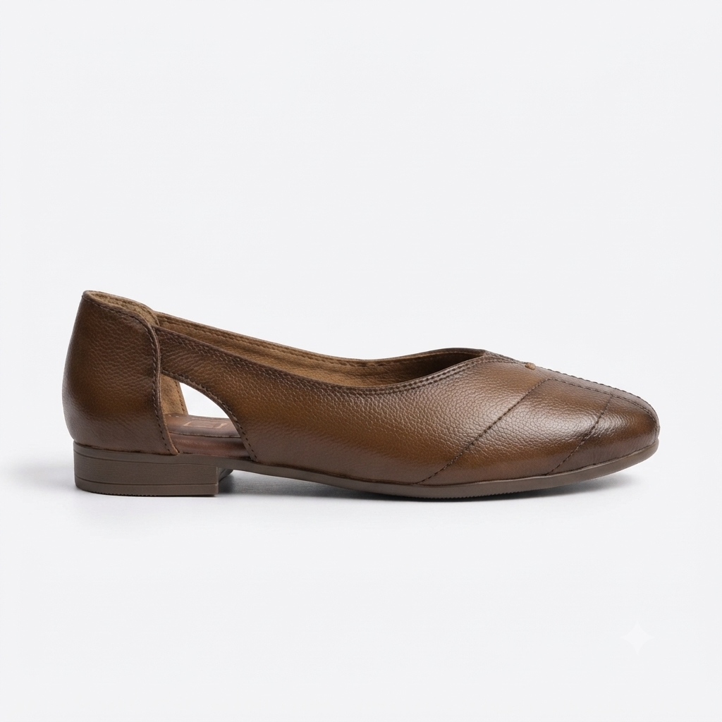 Lana Leather Classic Stitch Ballerinas