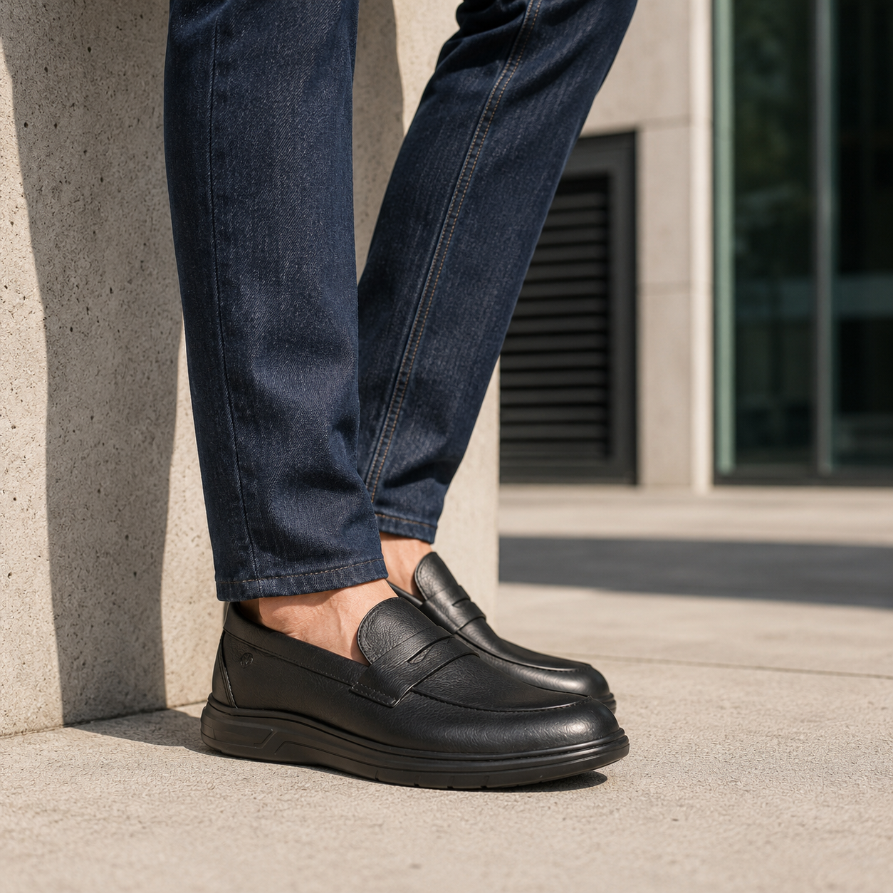 Milner Premium Leather Penny Loafers