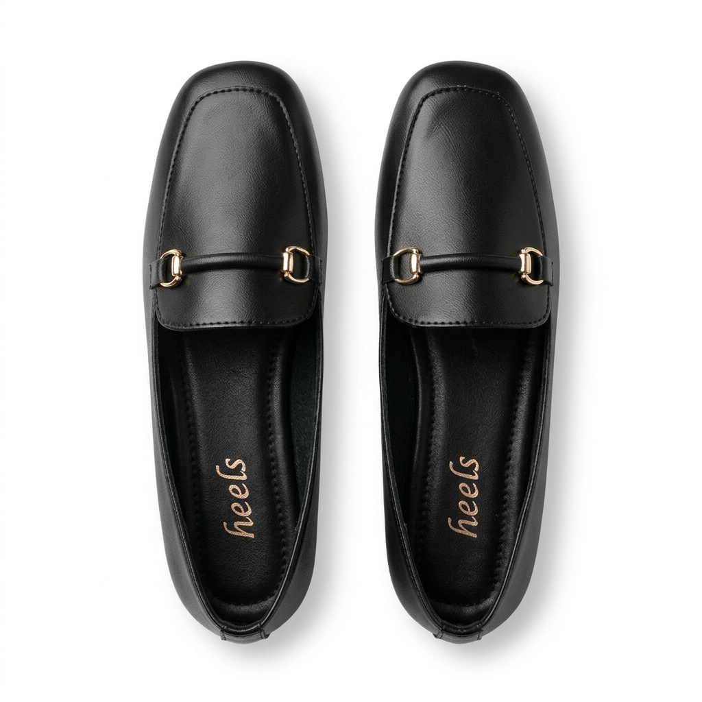 Paris Buckled Mid Heel Formal Loafers