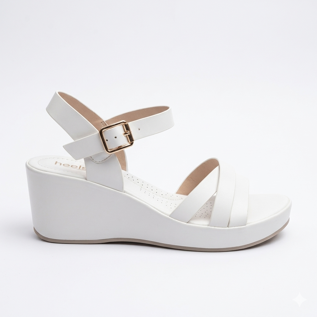 Tory Strappy Wedge Comfort Summer Sandals - The Heels India