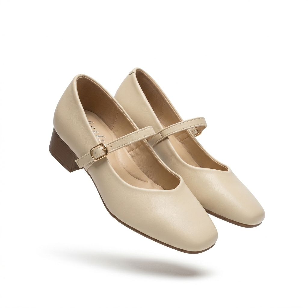Miley Block Heel Mary Janes - The Heels India