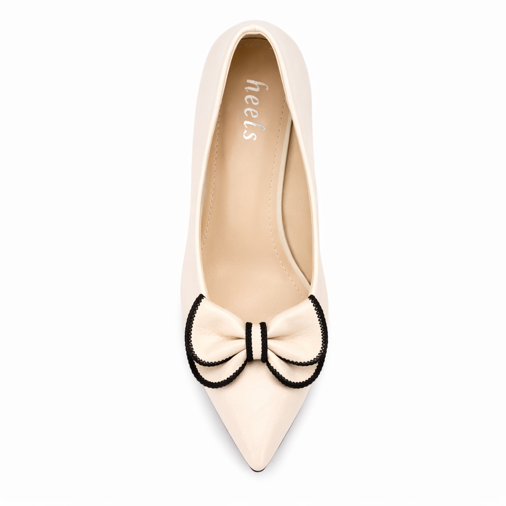 Rosalia Bow Pencil Heel Stilettos