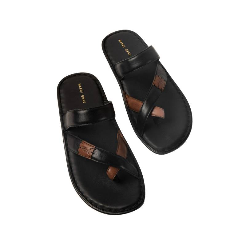 Brooks Thumb Leather Slippers