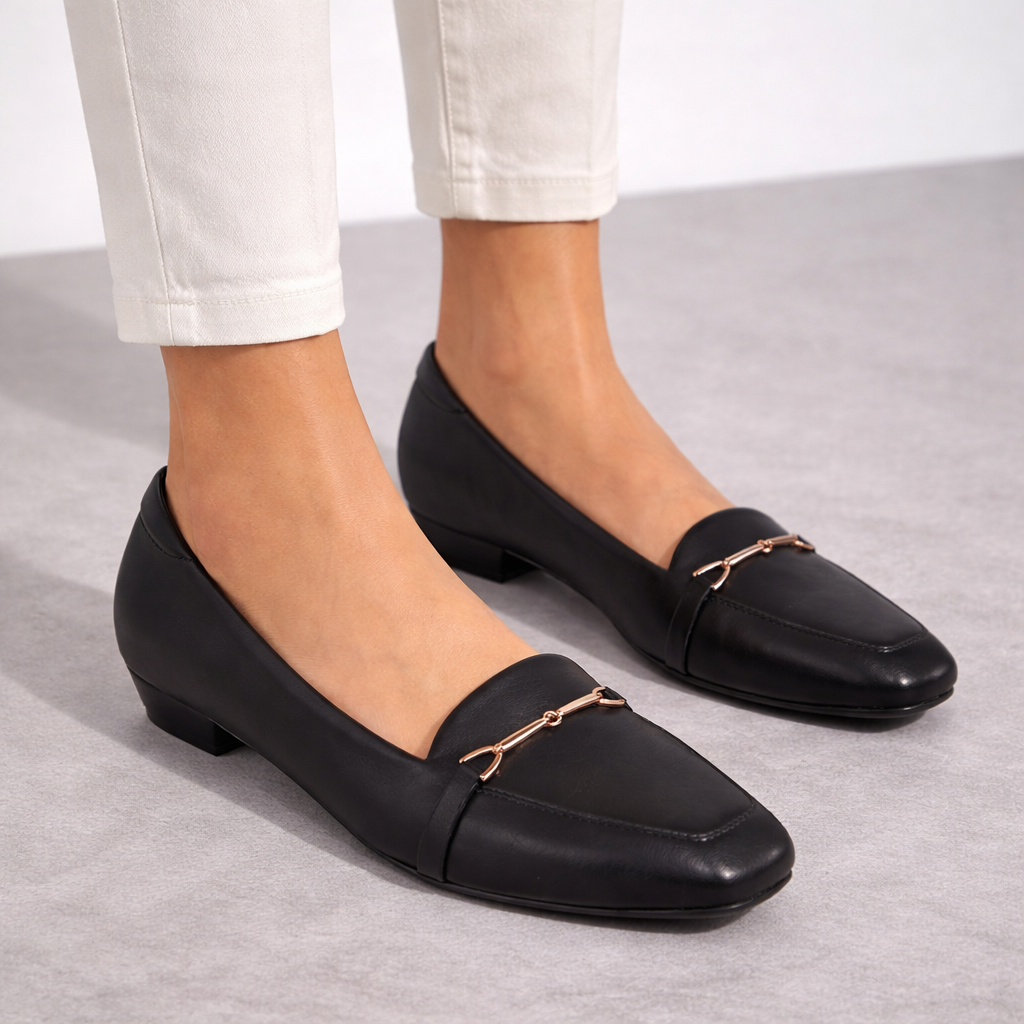 Renessa Cushioned Wedge Loafers - The Heels India