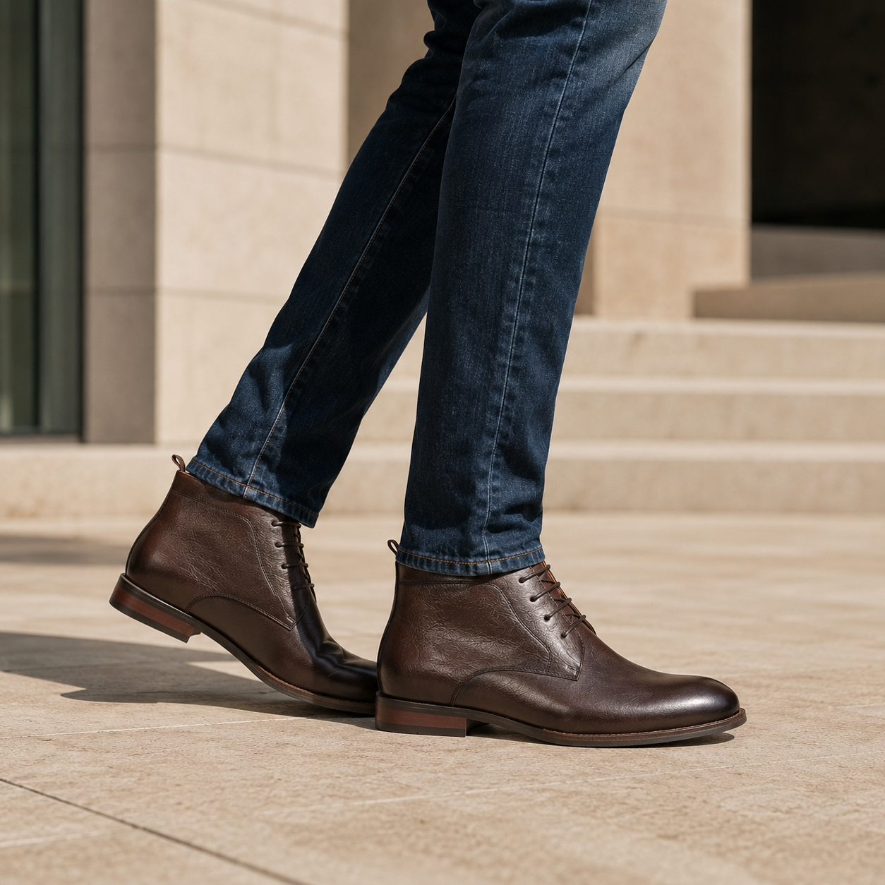 Torino Premium Leather Lace Boots