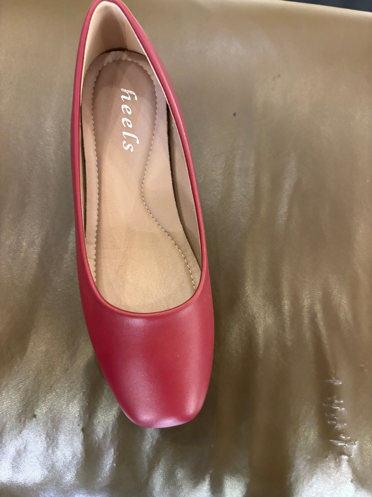 Stella Classic Vegan Ballerinas in Maroon - The Heels India