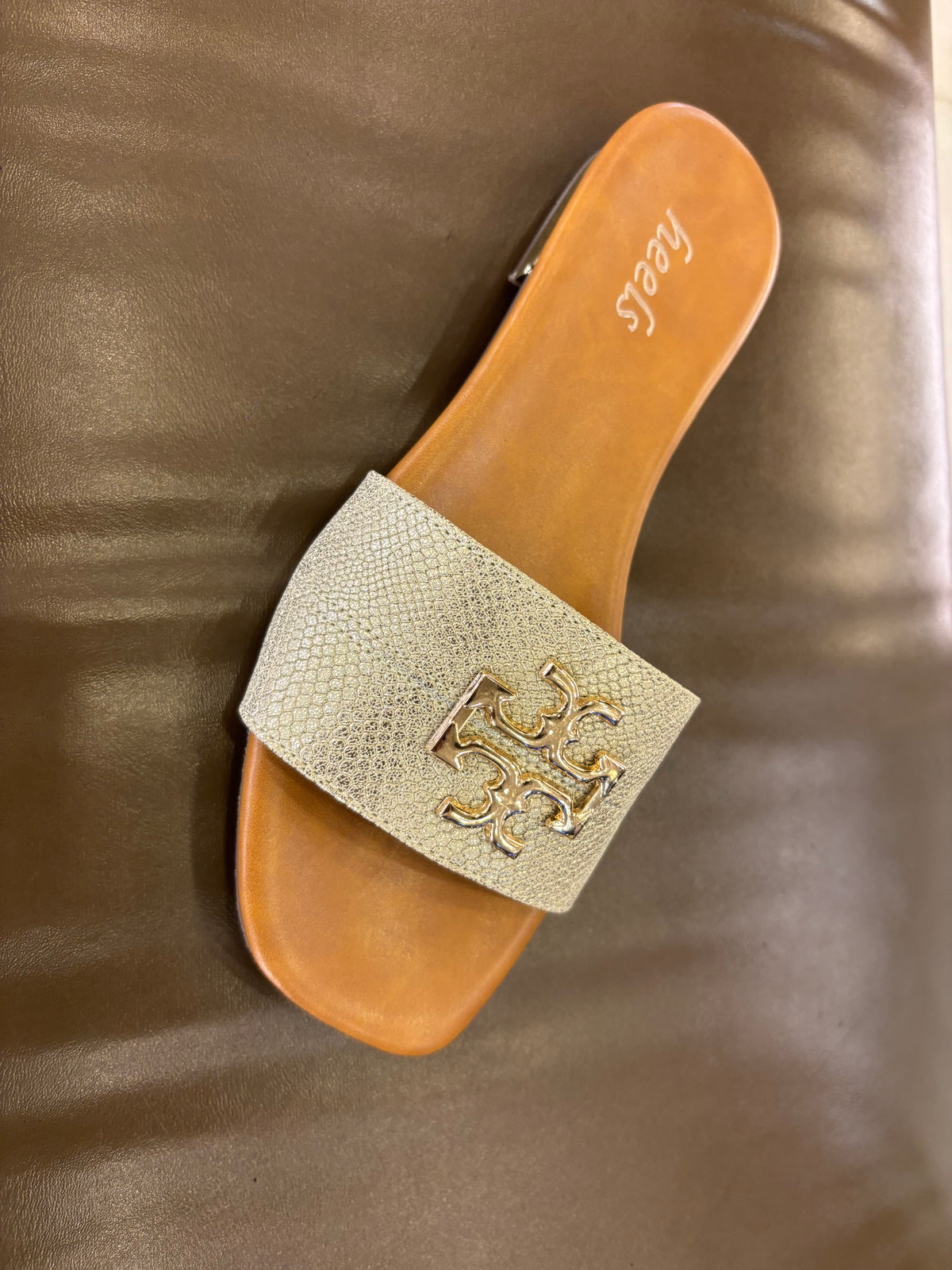 Klara Flat Slip On Sliders