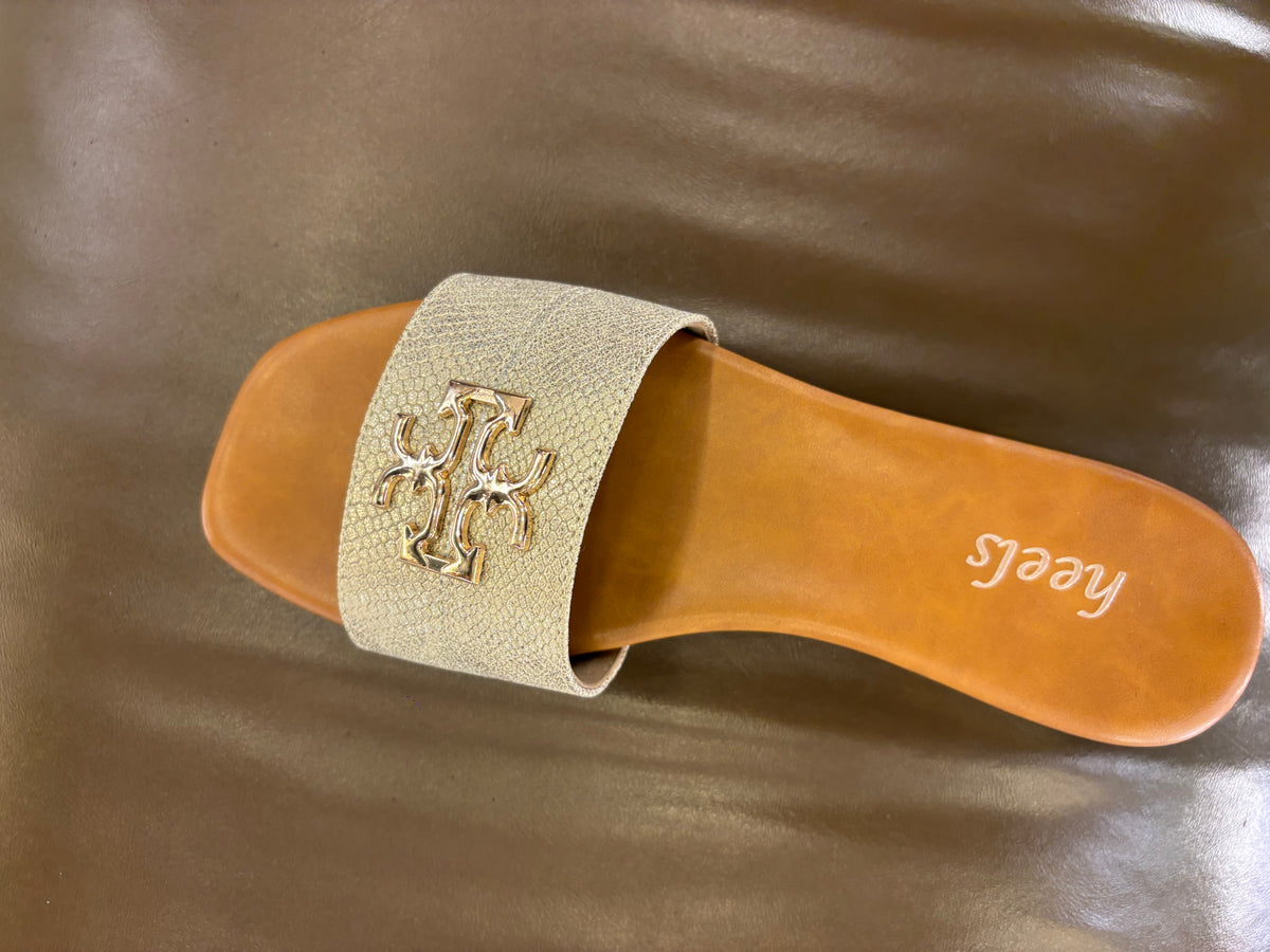 Klara Flat Slip On Sliders
