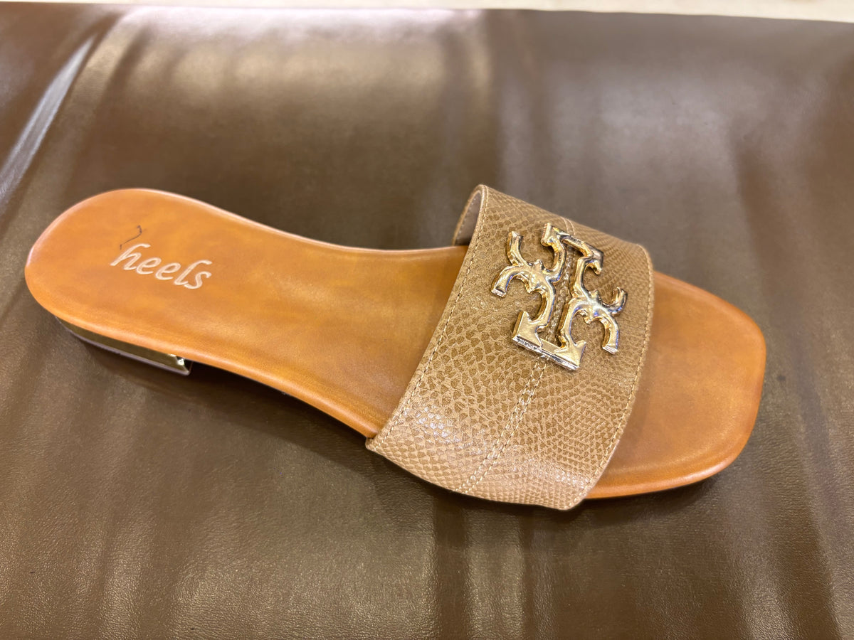 Klara Flat Slip On Sliders