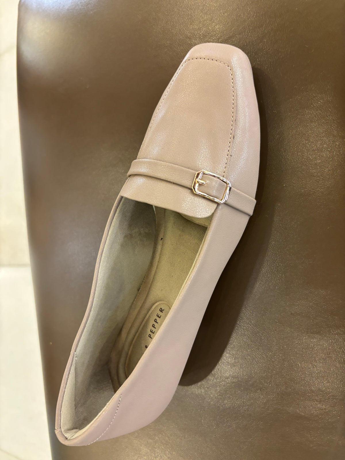 Paris Buckled Mid Heel Formal Loafers