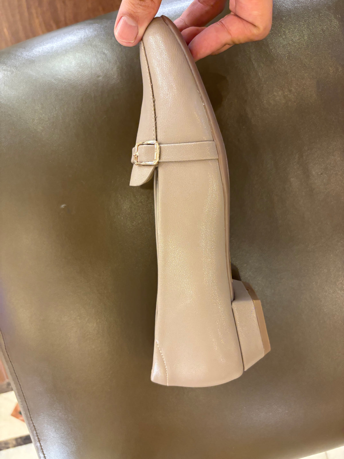 Paris Buckled Mid Heel Formal Loafers