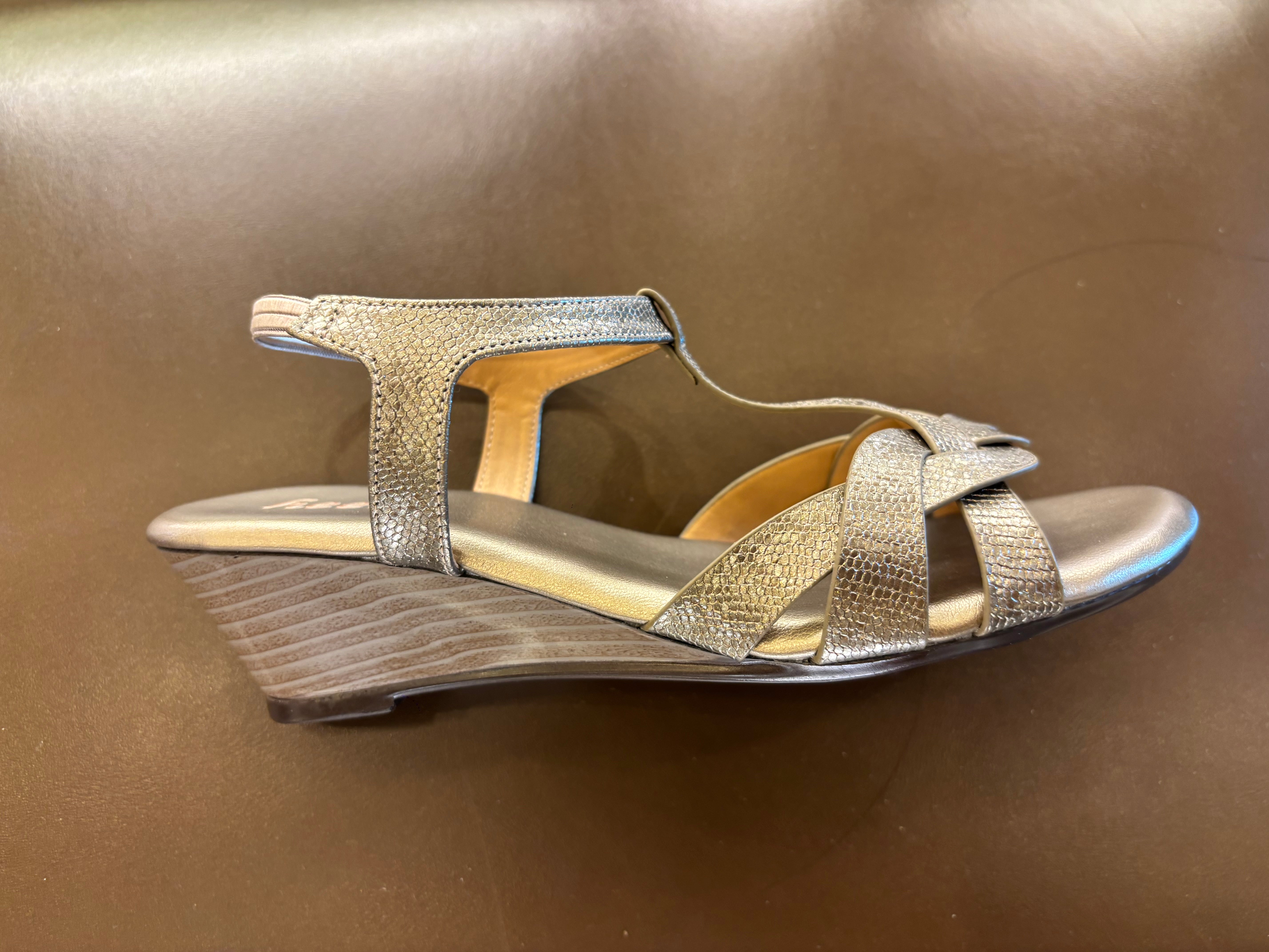 Riley Comfort Back Elastic Wedge Heels - The Heels India