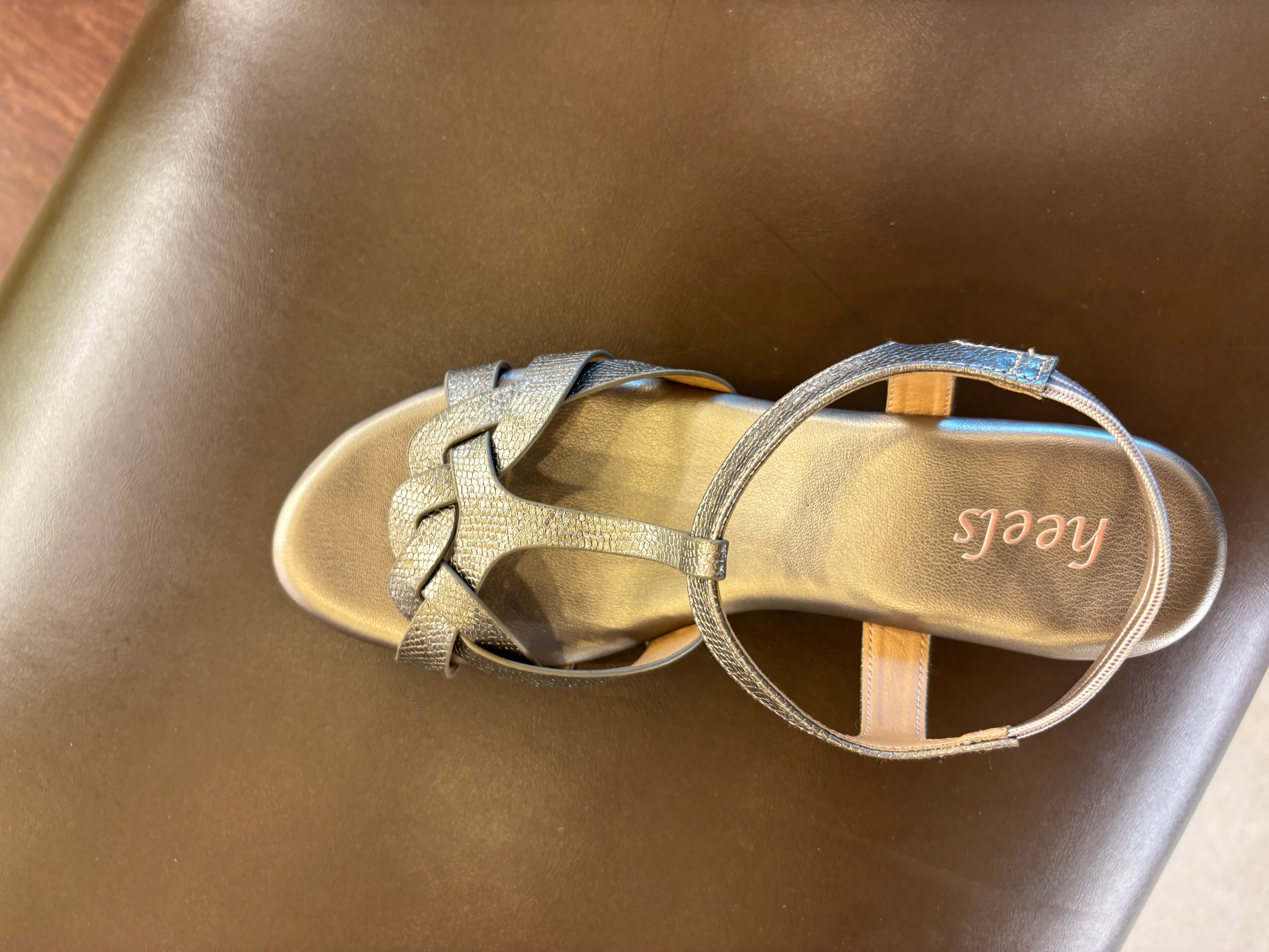 Riley Comfort Back Elastic Wedge Heels - The Heels India