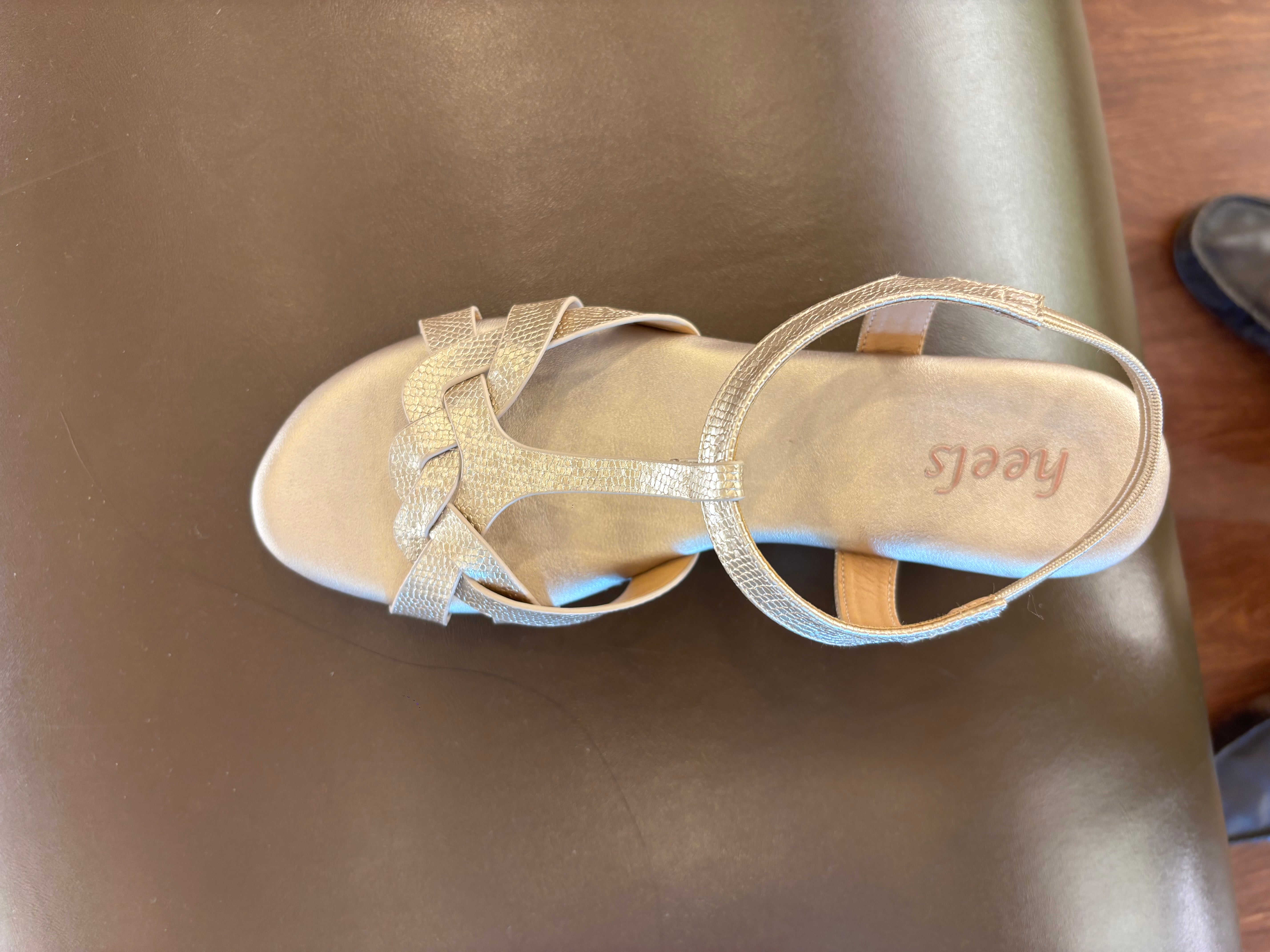 Riley Comfort Back Elastic Wedge Heel Sandals - The Heels India
