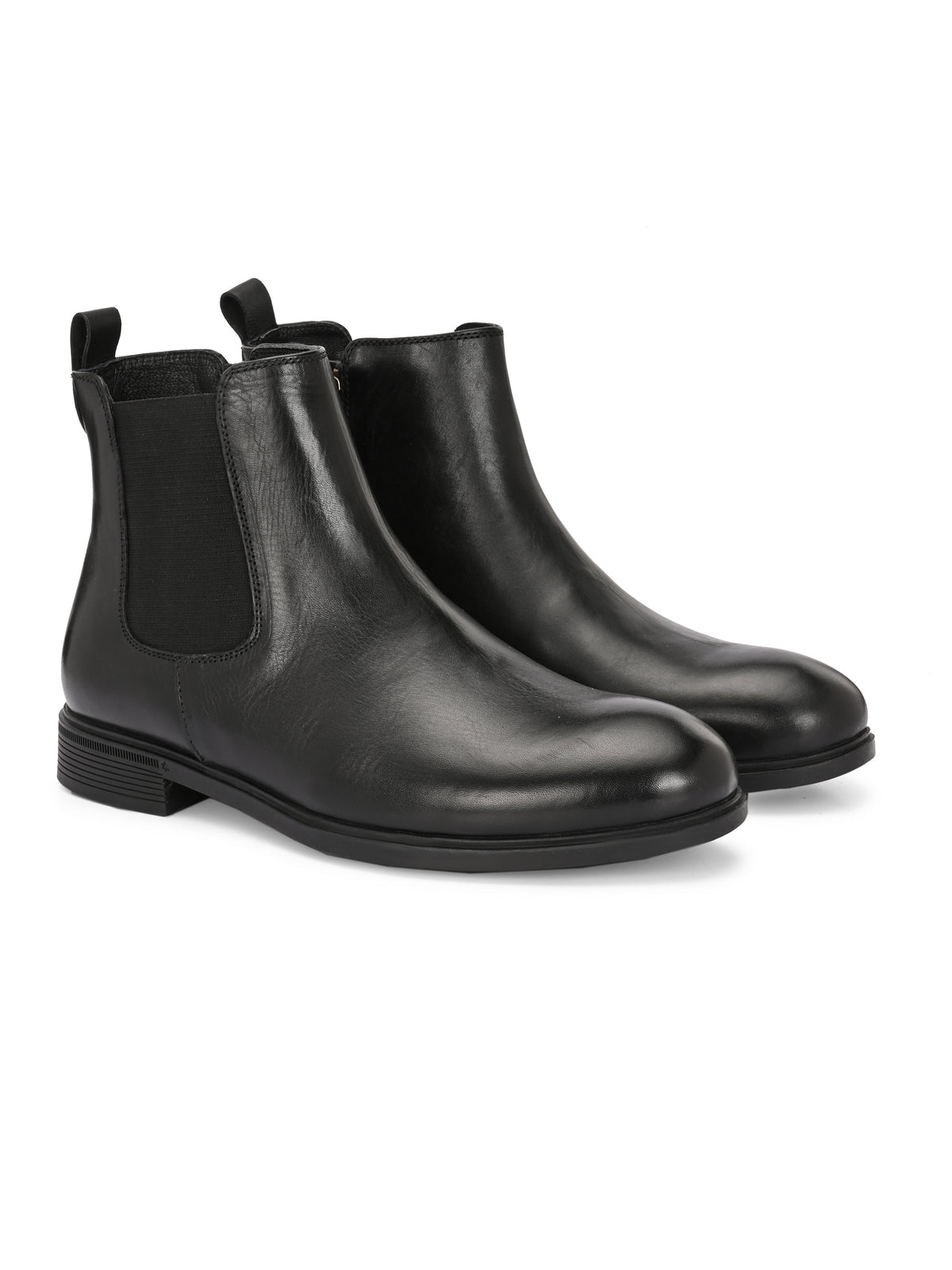 Duncan Leather Ankle Chelsea Zip Boots