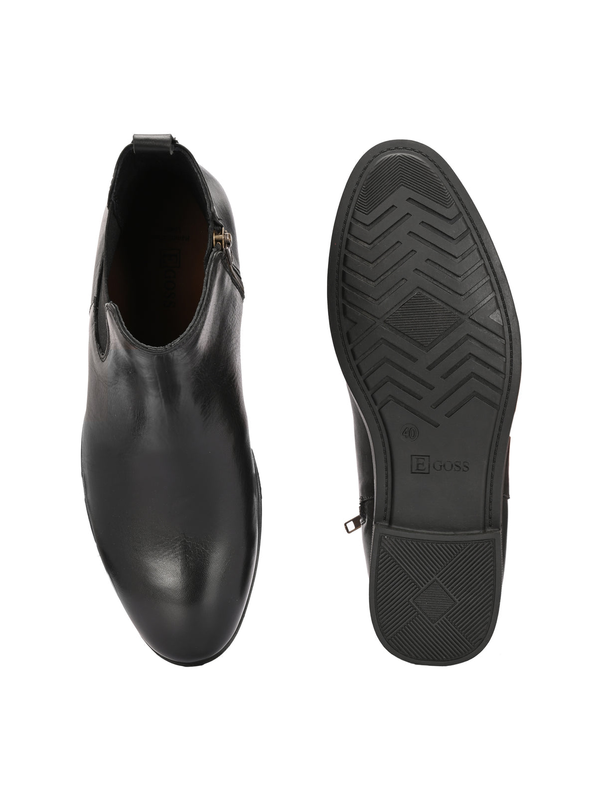 Duncan Leather Ankle Chelsea Zip Boots