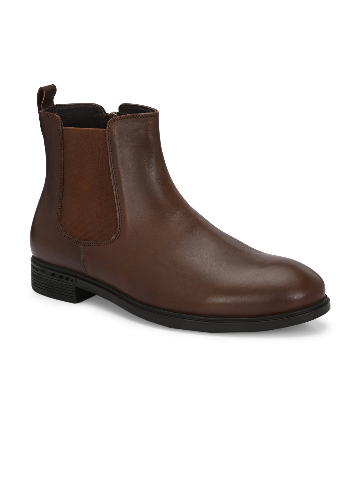 Duncan Leather Ankle Chelsea Zip Boots