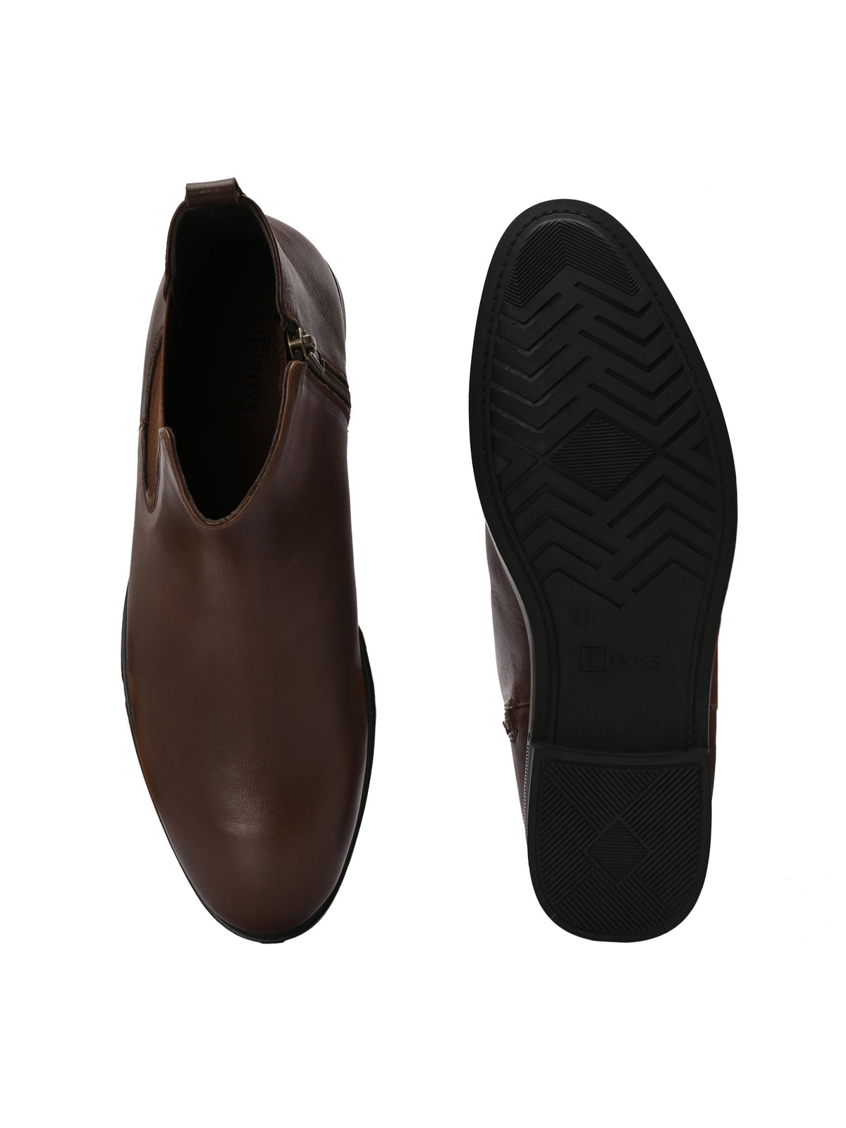 Duncan Leather Ankle Chelsea Zip Boots