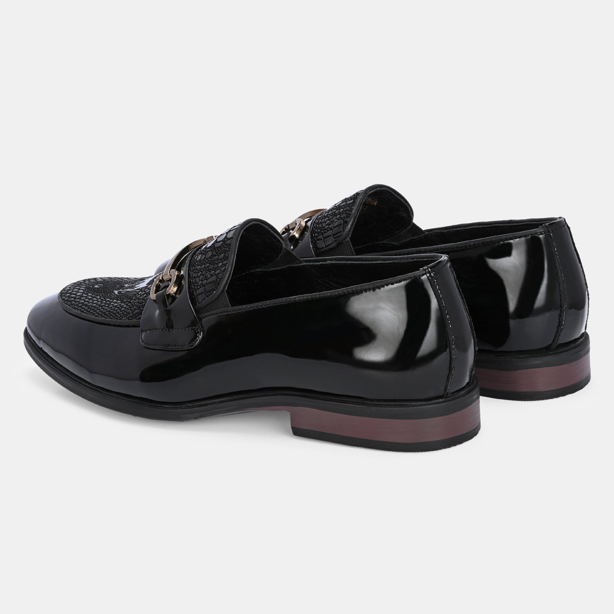 Kenneth Premium Patent Leather Formal Moccasin Shoes