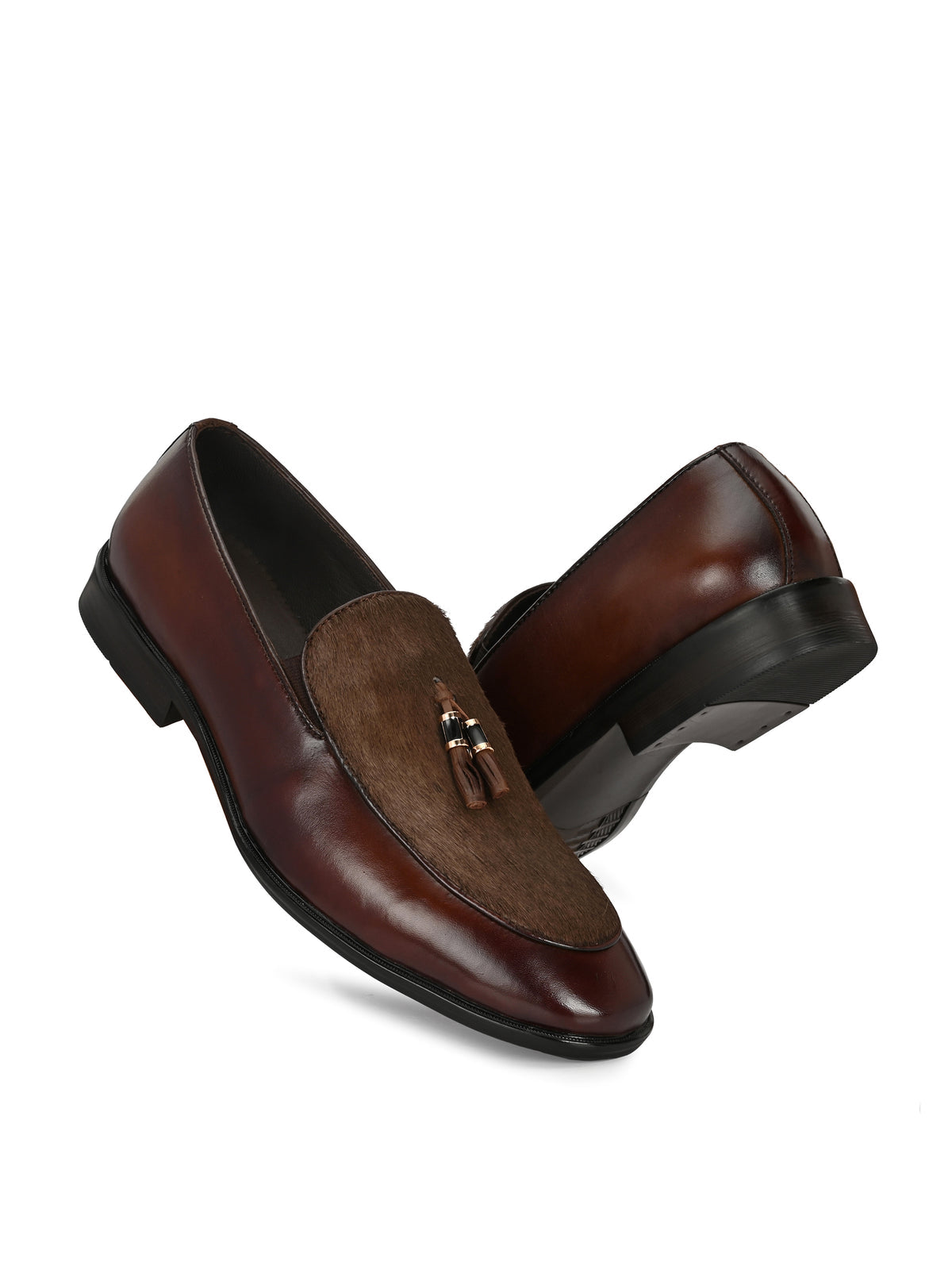 Damian Premium Leather Formal Tassel Moccassin Shoes