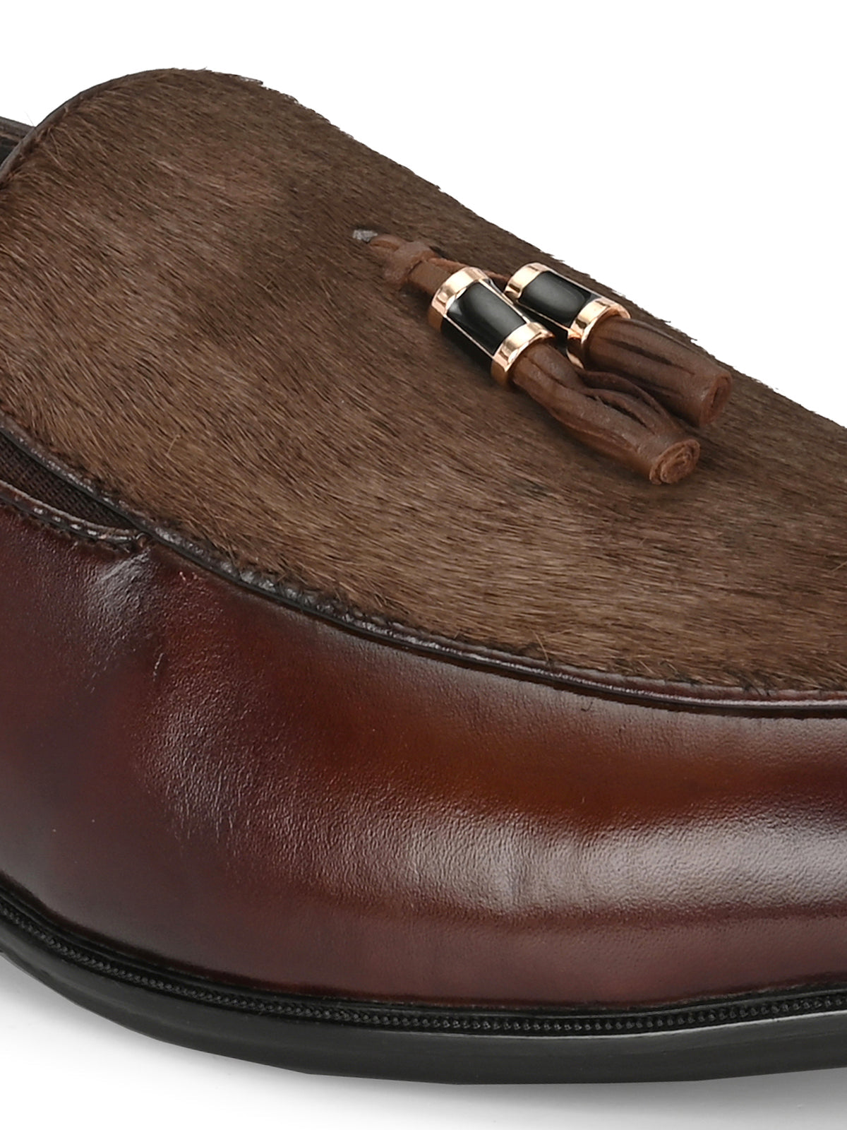 Damian Premium Leather Formal Tassel Moccassin Shoes