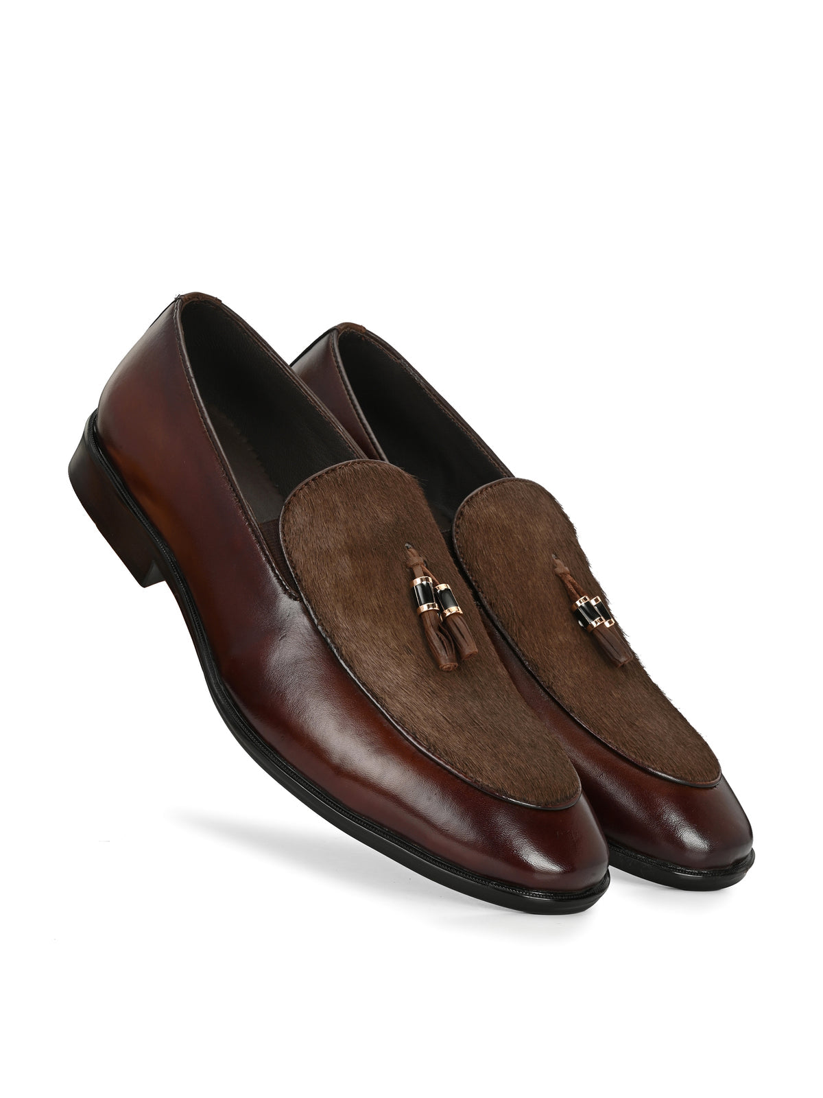 Damian Premium Leather Formal Tassel Moccassin Shoes