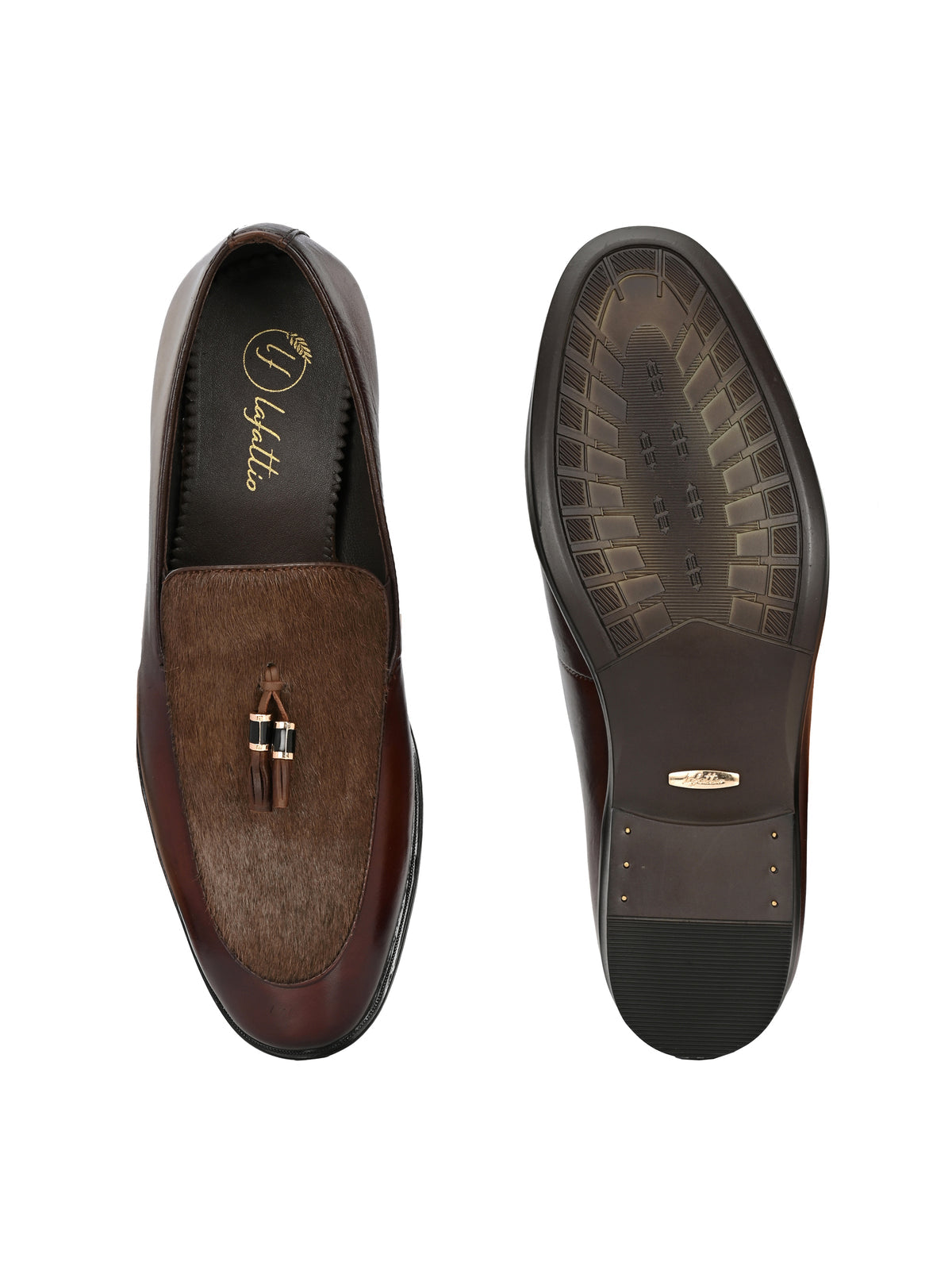 Damian Premium Leather Formal Tassel Moccassin Shoes