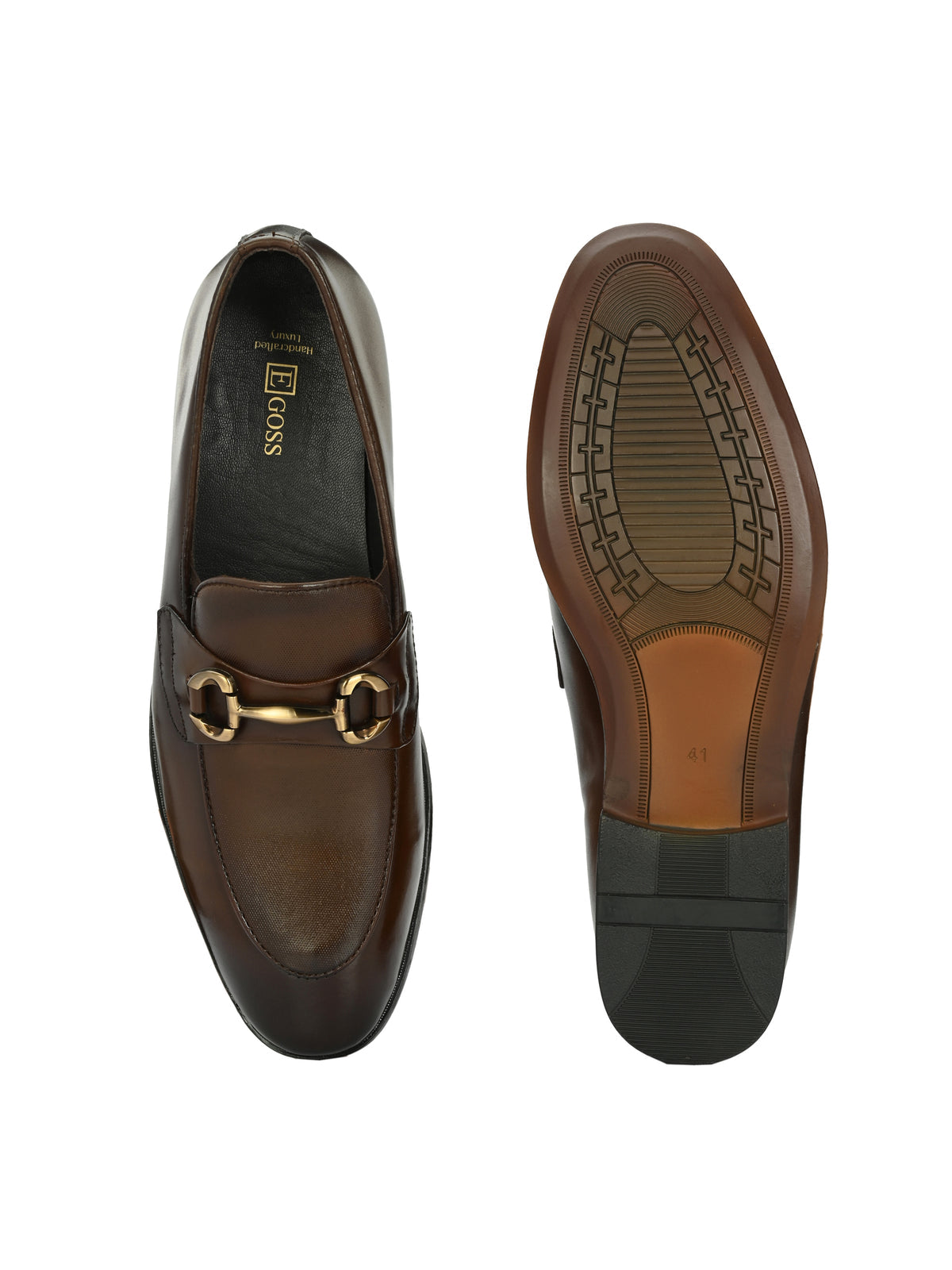 Bastian Leather Buckled Formal Moccasins