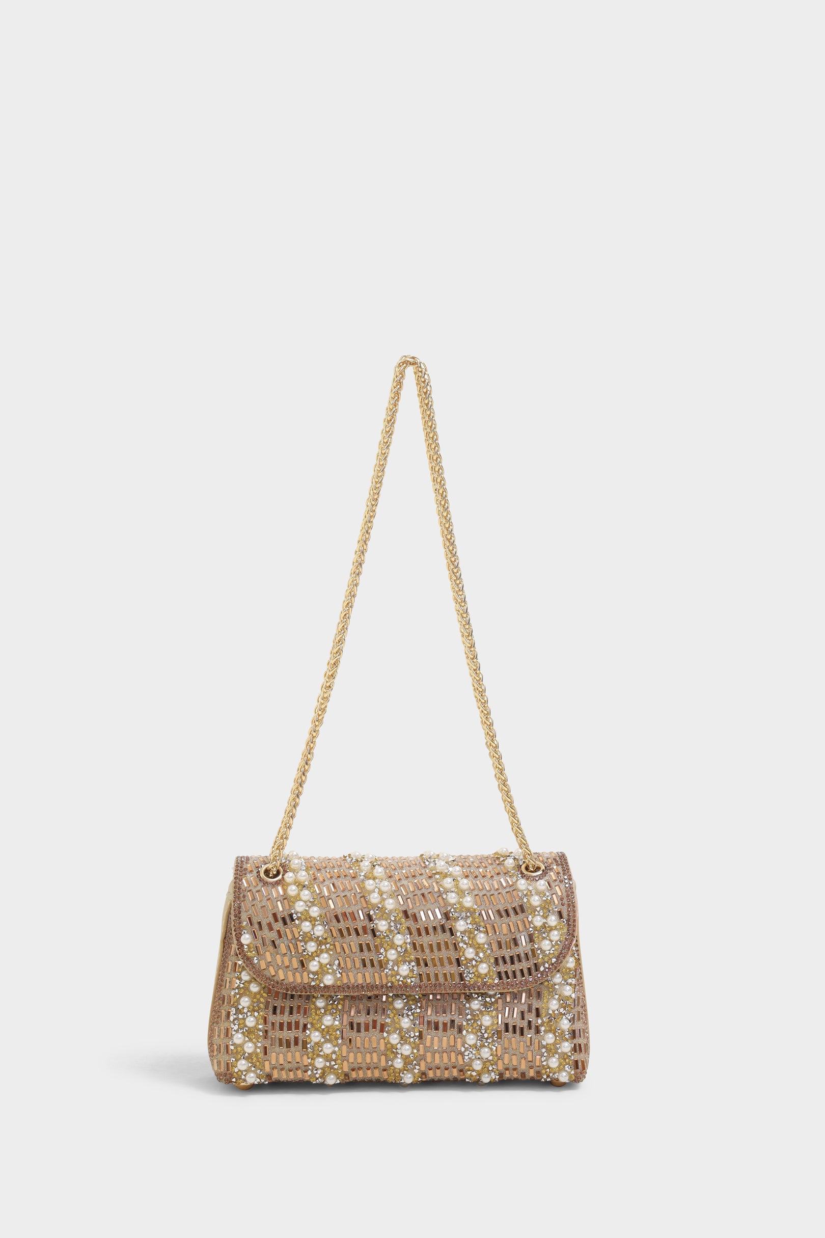 Ava golden sling bag