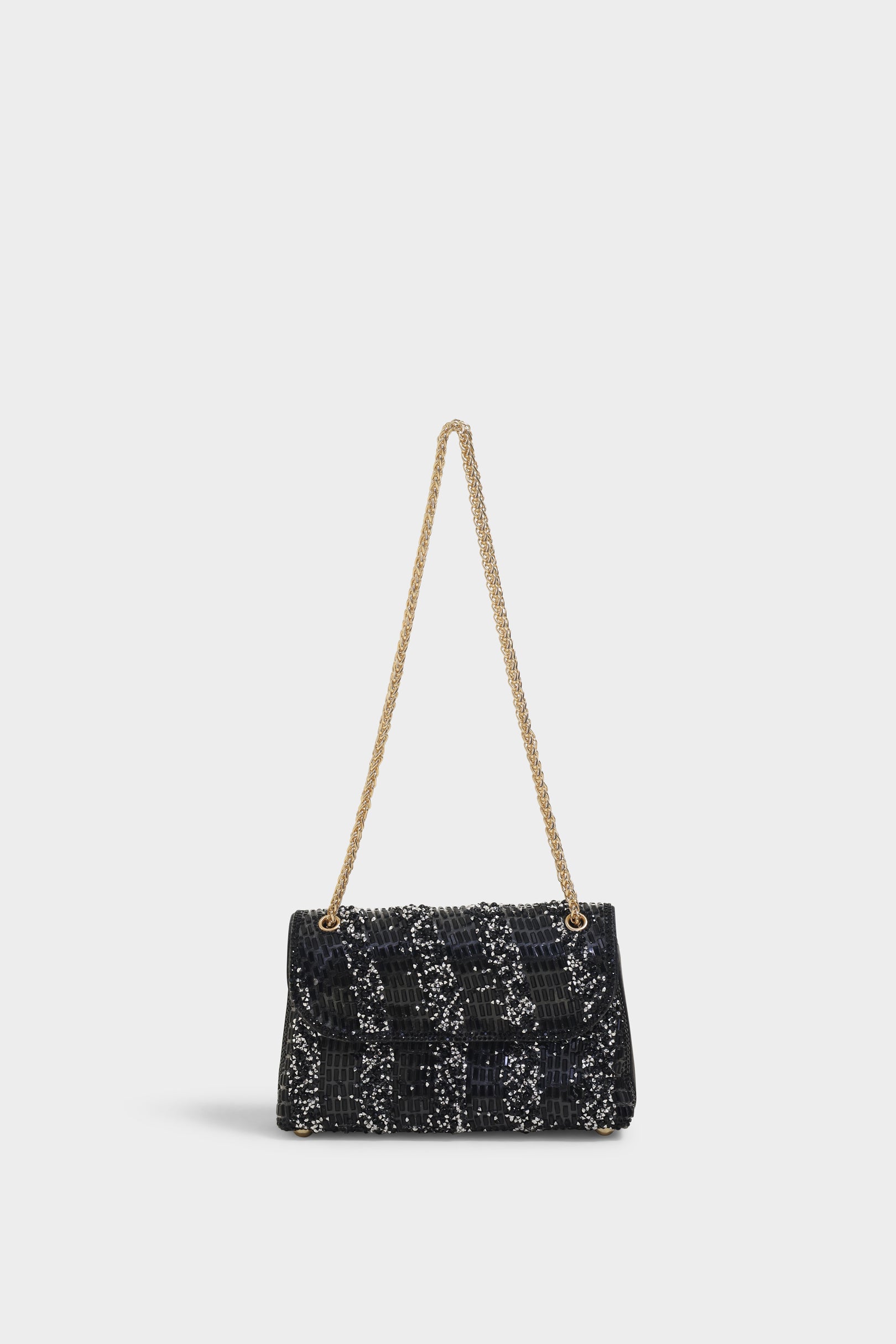 Nia black sling bag