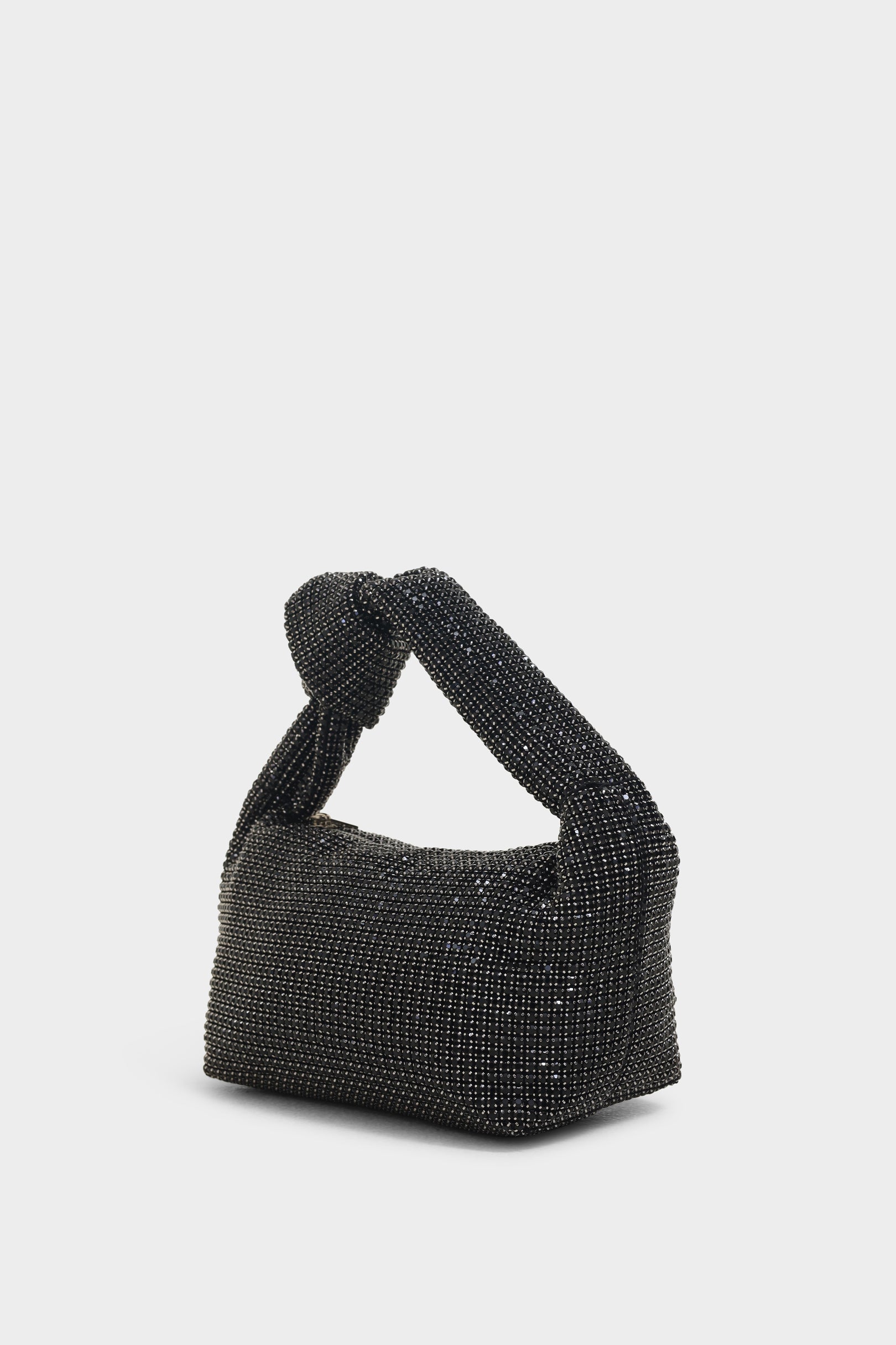 Rhea black knot bag - The Heels India