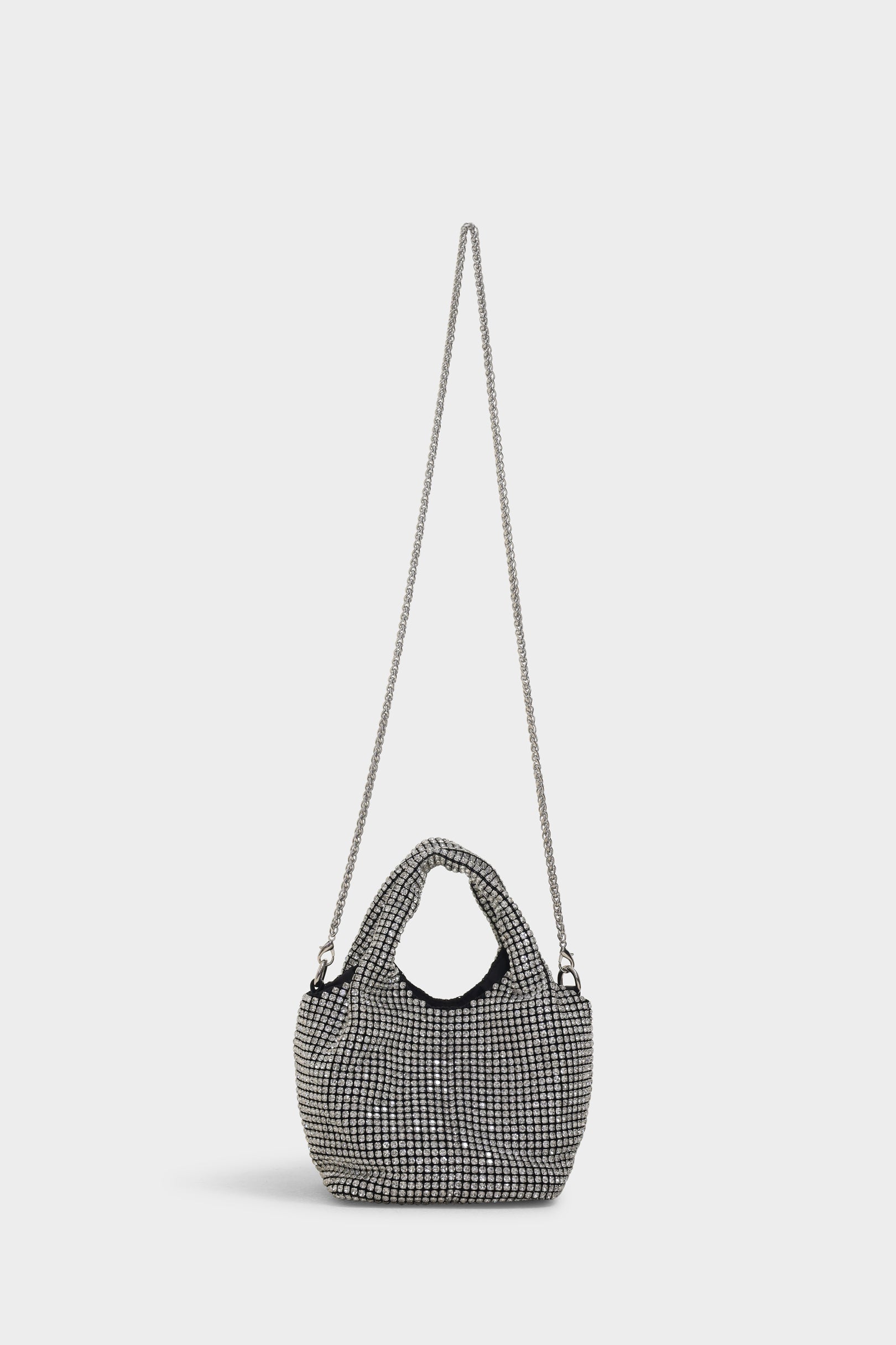 Iris silver bucket bag - The Heels India