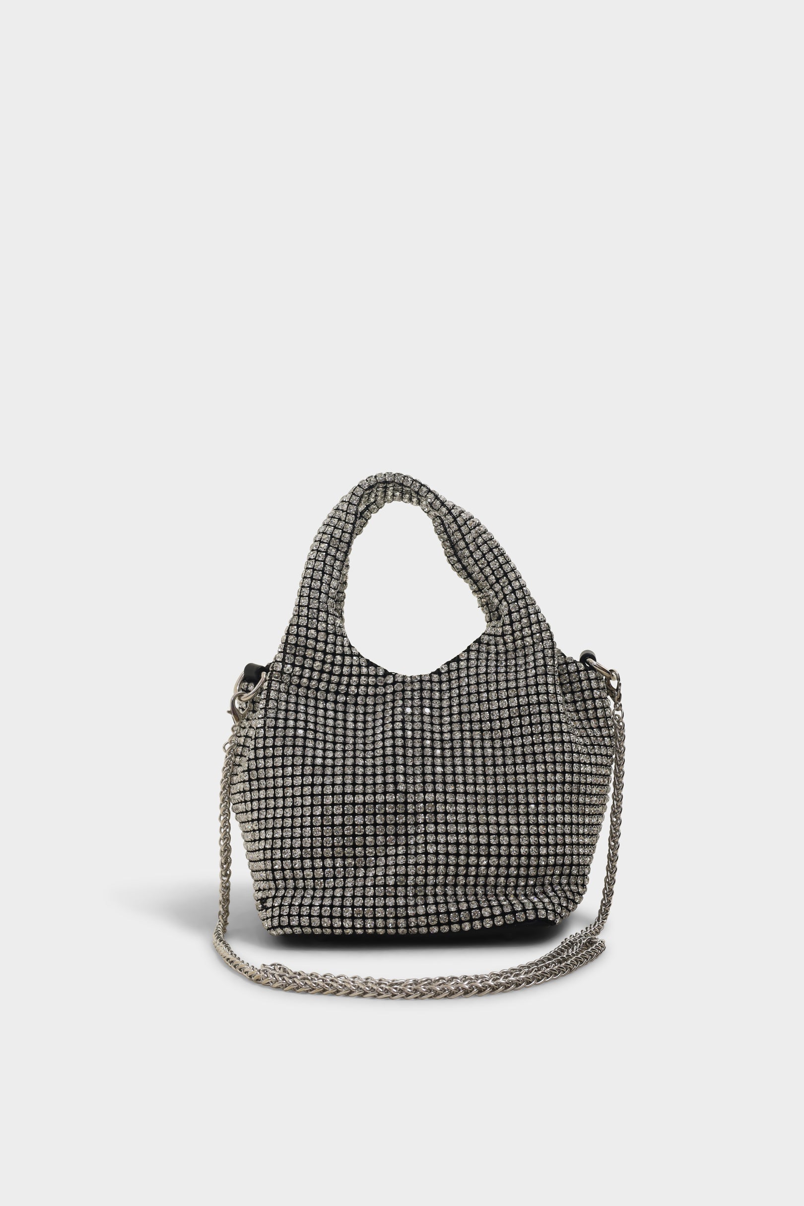 Iris silver bucket bag - The Heels India