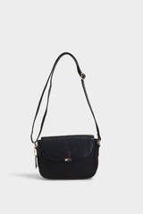 Ariel black sling bag - The Heels India
