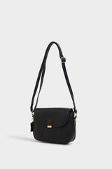 Ariel black sling bag - The Heels India