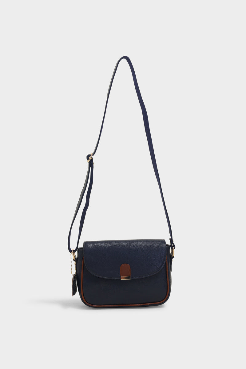Faye blue sling bag - The Heels India