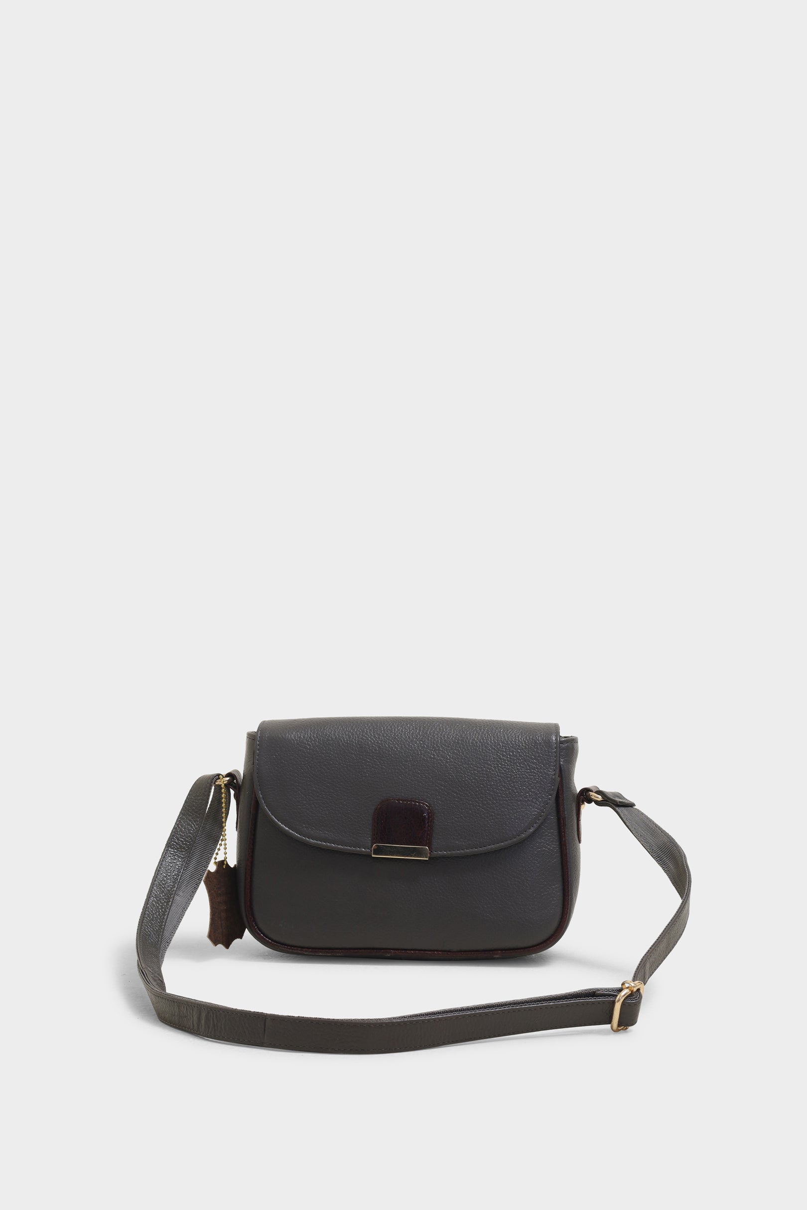 Vivy grey sling bag - The Heels India