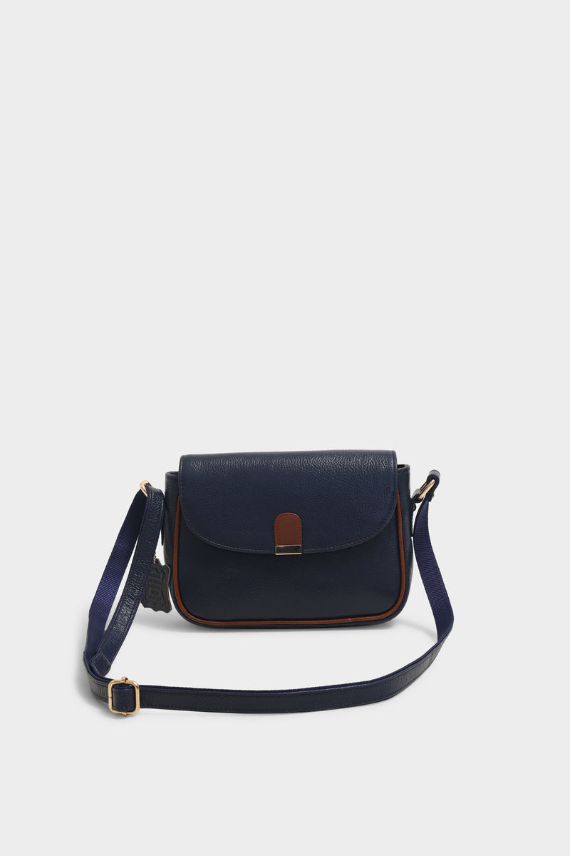 Faye blue sling bag - The Heels India