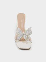Milano Butterfly Transparent Heels