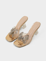 Milano Butterfly Transparent Heels