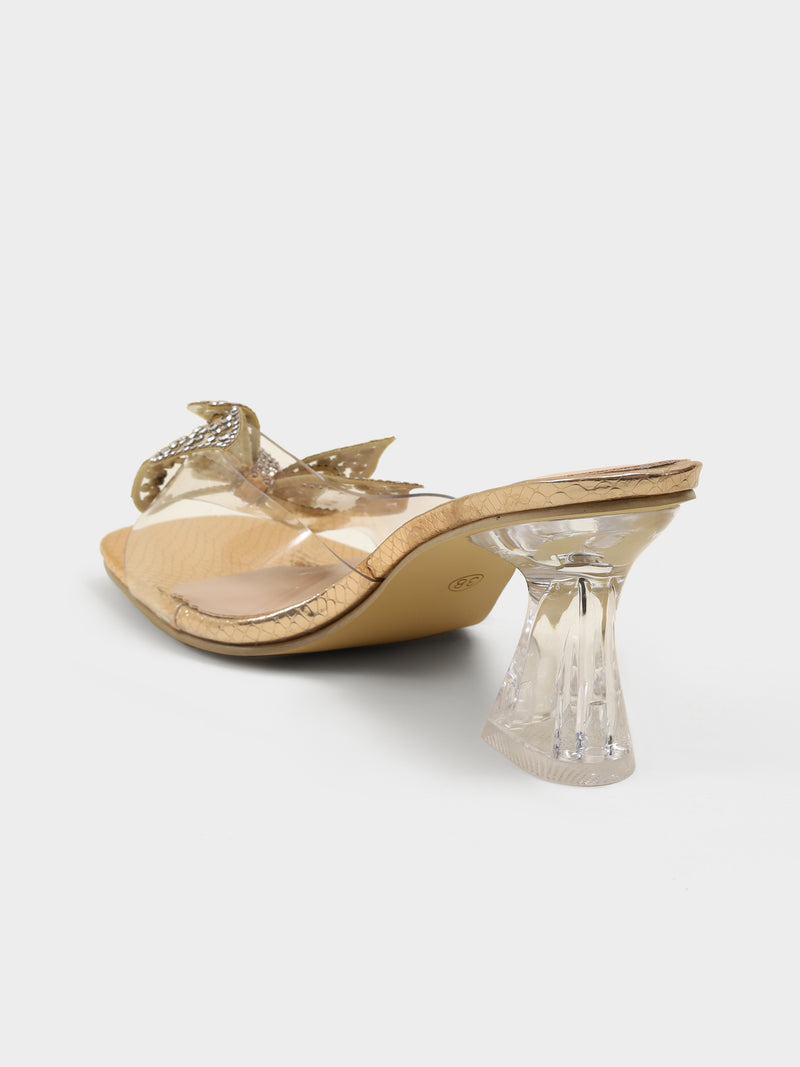 Milano Butterfly Transparent Heels