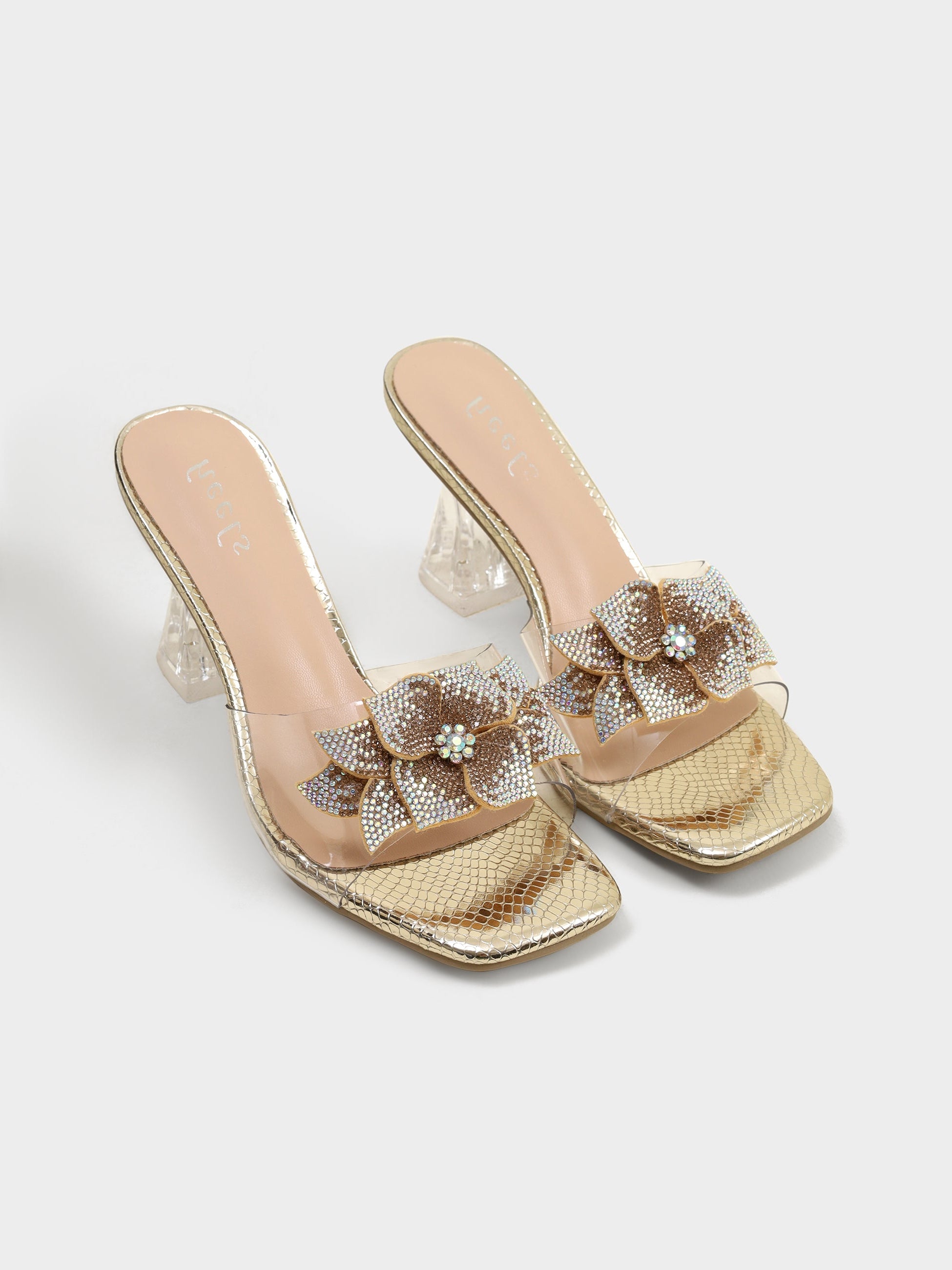 Rosetta Flora Transparent Heels