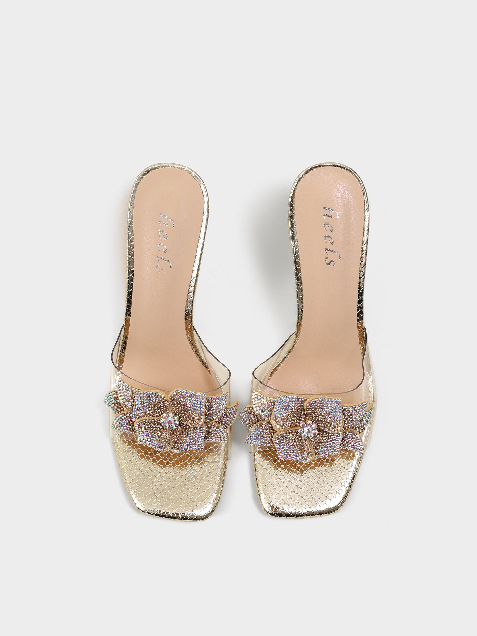 Rosetta Flora Transparent Heels