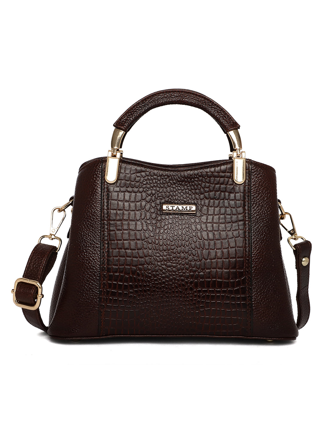 Brown Leather Mini Handbags for women LHB1025