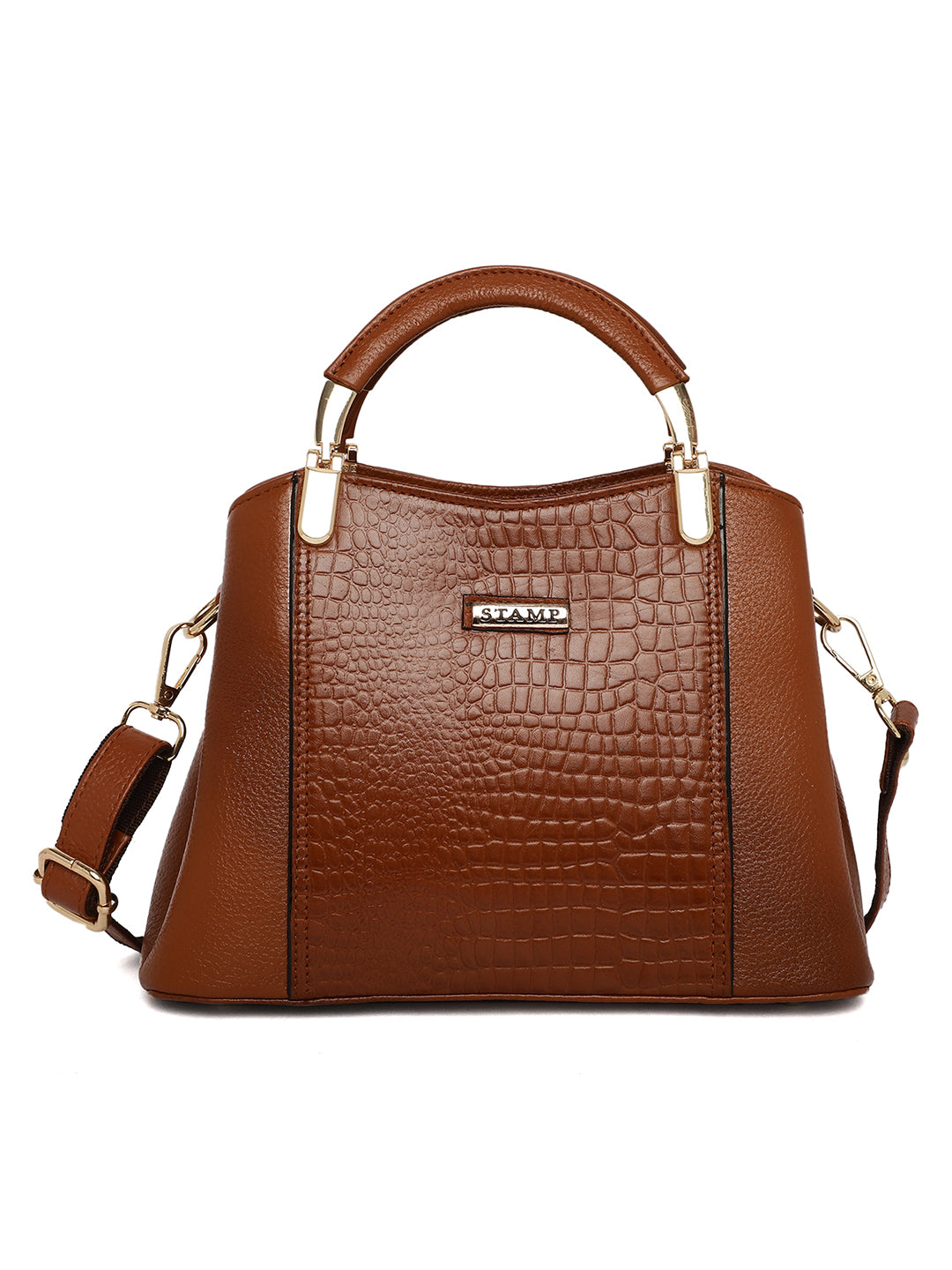 Tan Leather Mini Bags for women LHB1025